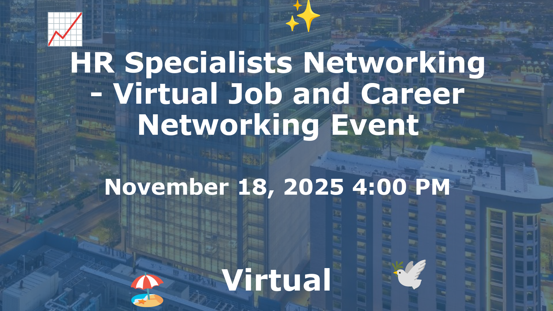 HR Specialists Networking - Virtual Job and Career Networking Event event image